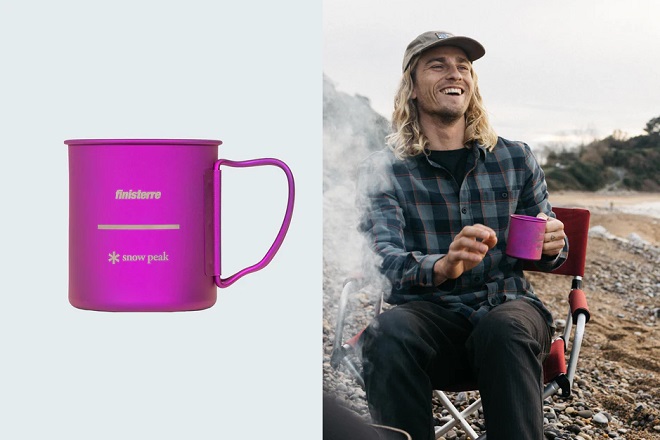 Finisterre + Snow Peak Anodised Titanium Camp Cup