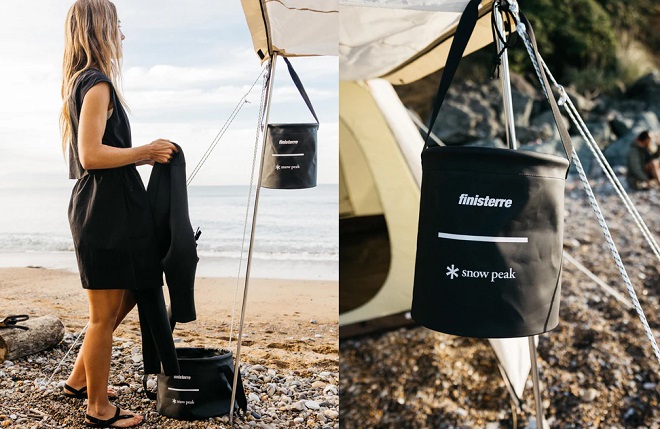 Finisterre + Snow Peak Drift Bucket